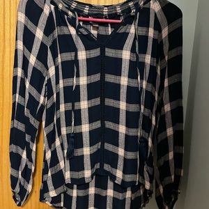 American Eagle Plaid Long Sleeve